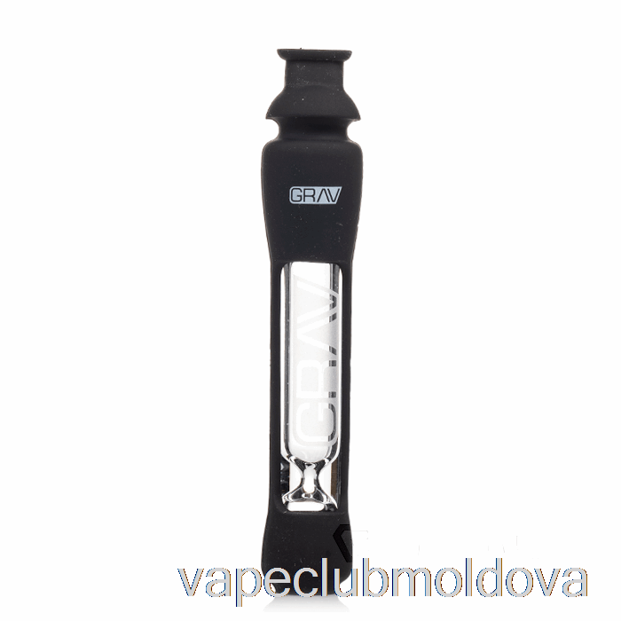 Vape Mod Grav 12mm Taster Cu Piele De Silicon Negru